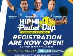 HIPMI Padel Cup 2026 Ramaikan HUT ke-129 Balikpapan, Satukan Olahraga dan Jejaring Usaha