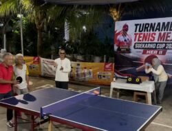 Turnamen Tenis Meja Antar-RT di Sepinggan Jadi Cara Warga Peringati Bulan Bung Karno